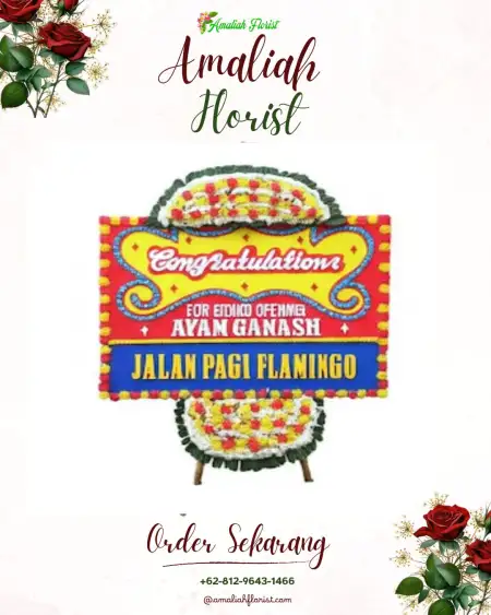 Sewa Papan Bunga Sumber Waru